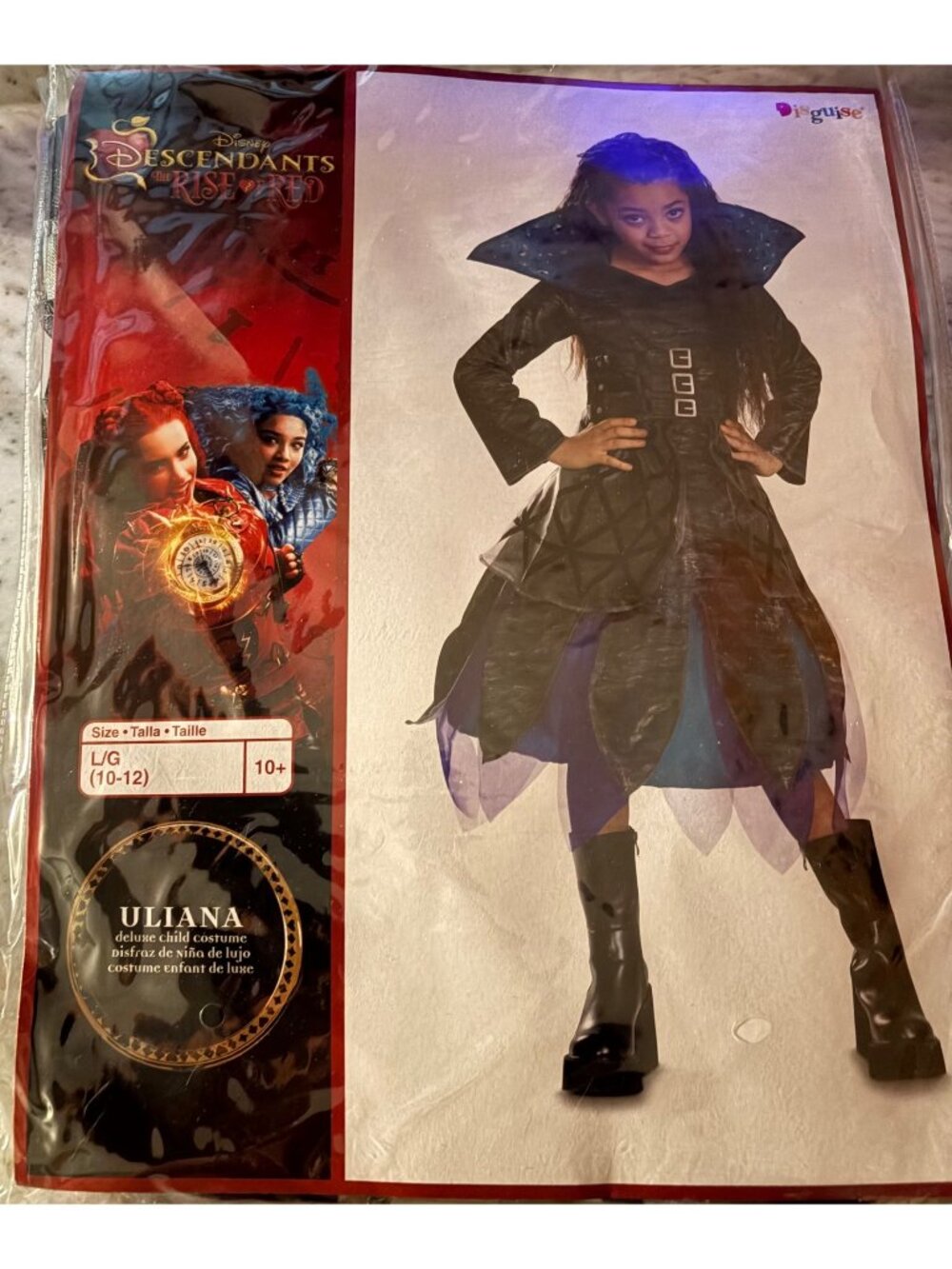 NEW Disney Descendants "ULIANA" Halloween Costume Disguise Girl LARGE 10/12